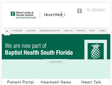 Tablet Screenshot of heartwell.com
